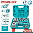 TOTAL KLJUČ NASADNI 1/2" SET 20. DJELNI