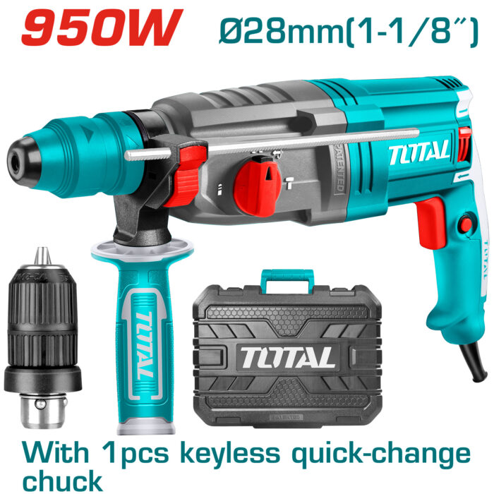 TOTAL BUŠILICA ČEKIĆ SDS+ 950W, 2,5J