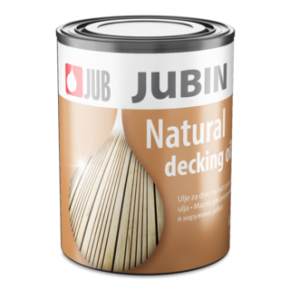 JUBIN NATURAL DECKING OIL (orah) - 0,75l