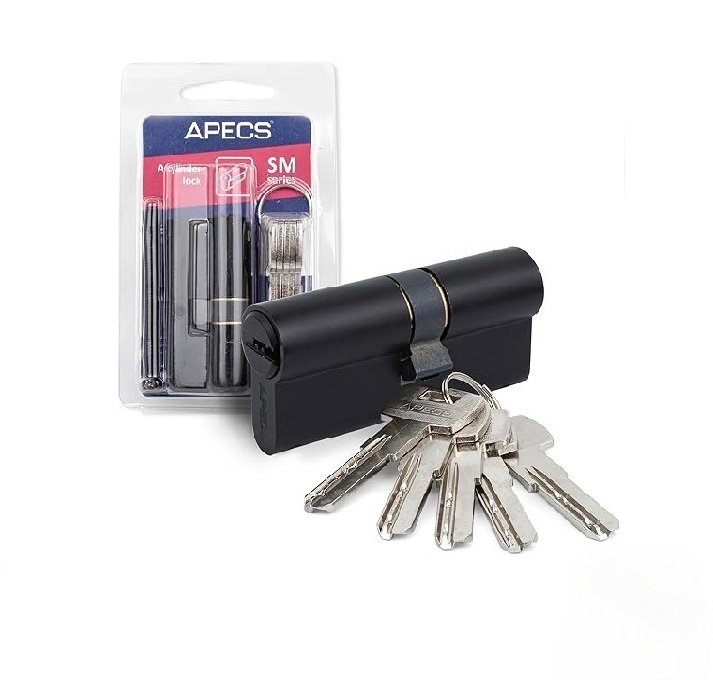 Sigurnosni cilindar APECS SM-65 (30/35)-BLM (5ključeva)
