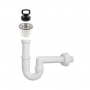 Sifon S za umivaonik 32mm s piletom PVC
