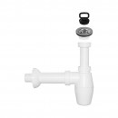 Sifon S za umivaonik 32mm s čašom i piletom PVC