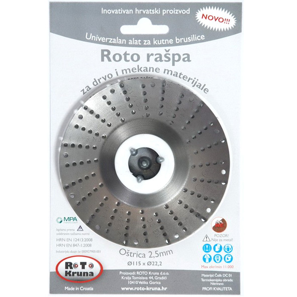 Roto rašpa 2,5mm