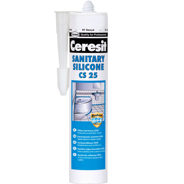 CERESIT CS 25 sanitarni silikon - prozirni
