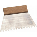 Lopatica trapez nazubljena inox - 180mm x 4mm zub