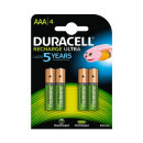 Duracell punjive baterije - Ultra AAA HR03 750mAh AAA