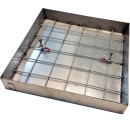 Poklopac za šaht uljni 500 x 400 x 100 x 1,5 s podnicom - inox okvir