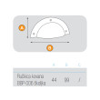 Ručkica kovana školjka BBP-006