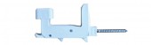 Prihvatnik grilja PVC automatski 150mm - bijeli