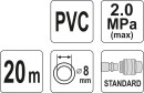 YATO-24221 Crijevo za zrak 8mm x 14mm - 20m