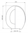 WC sjedalo PVC pante - Azzuro