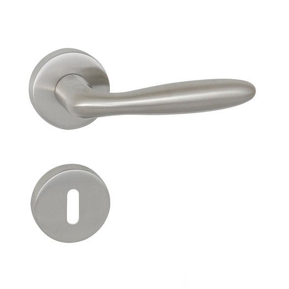 Kvaka JEANS brušeni inox - otvor za ključ