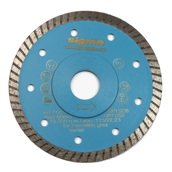 Rezna ploča Sigma 75D Turbo Pro 125x1,4x22,2 mm