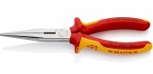 KNIPEX kliješta poluoku. špic ravna 200 mm 1000v knip26 16 200