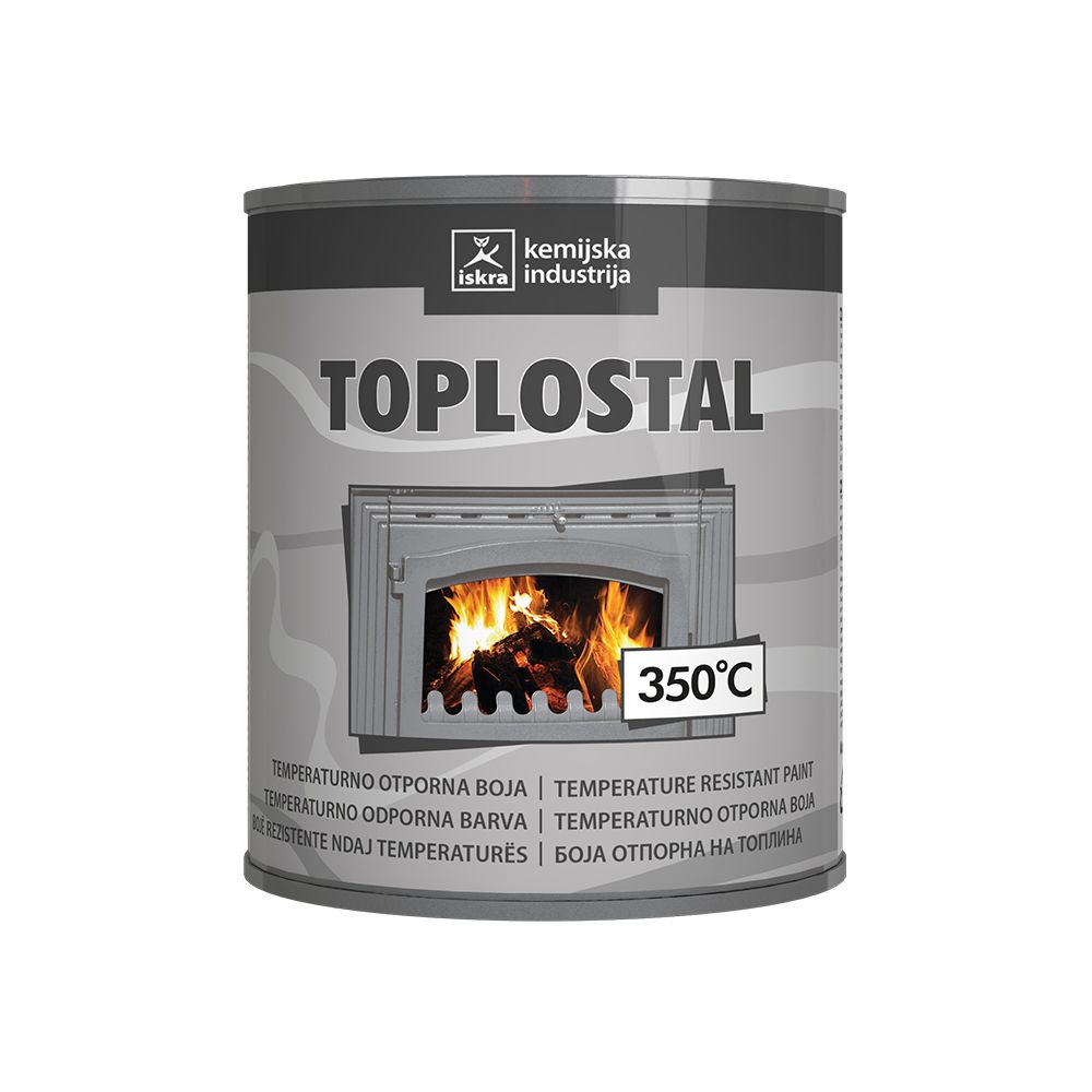 Lak Toplostal 350 C 0,20l- CRNI